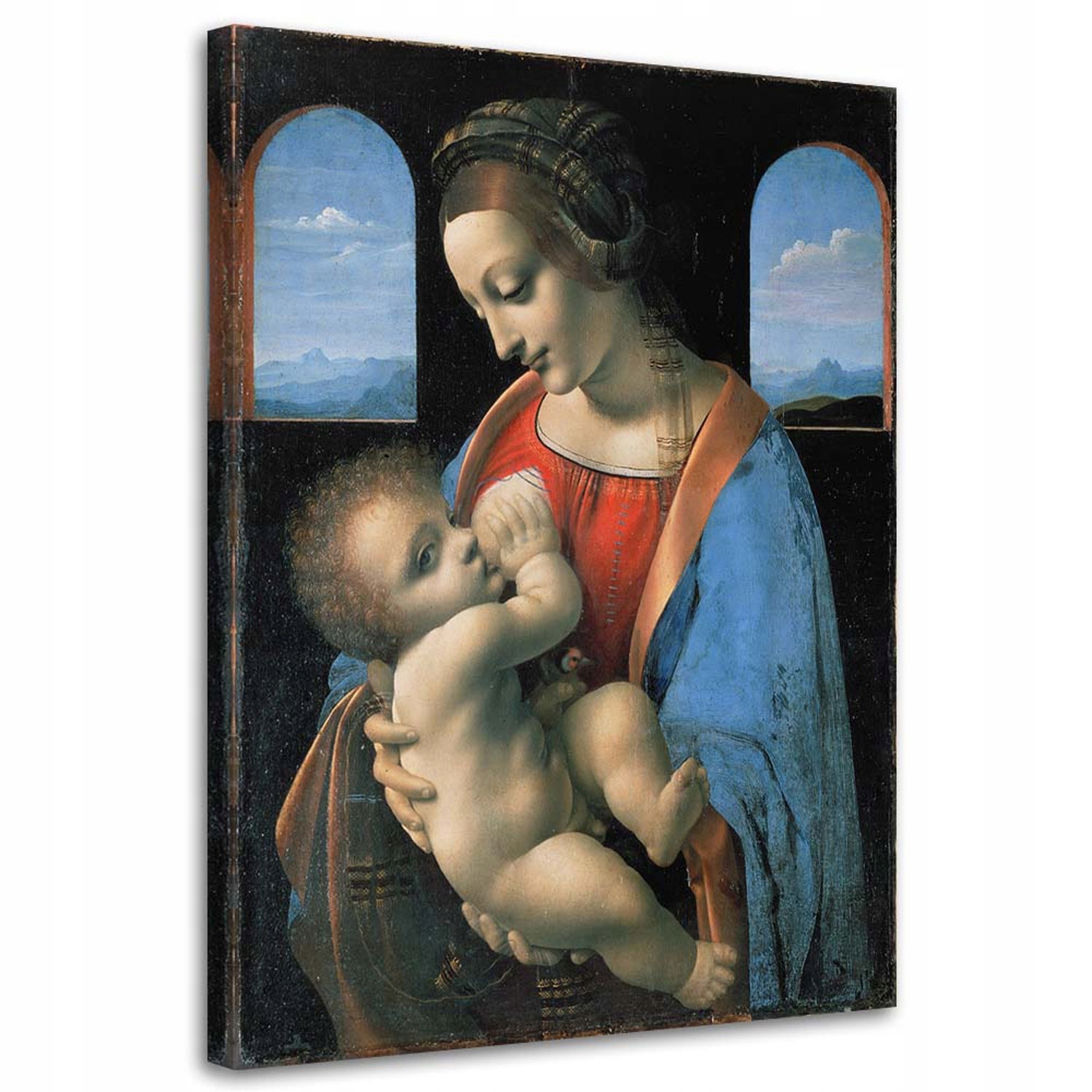Obraz na plátne, Madonna Litta Da Vinci reprodukcia 80x120
