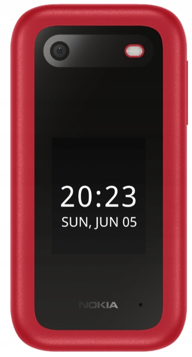 

Telefon Nokia 2660 czerwony stacja ładująca