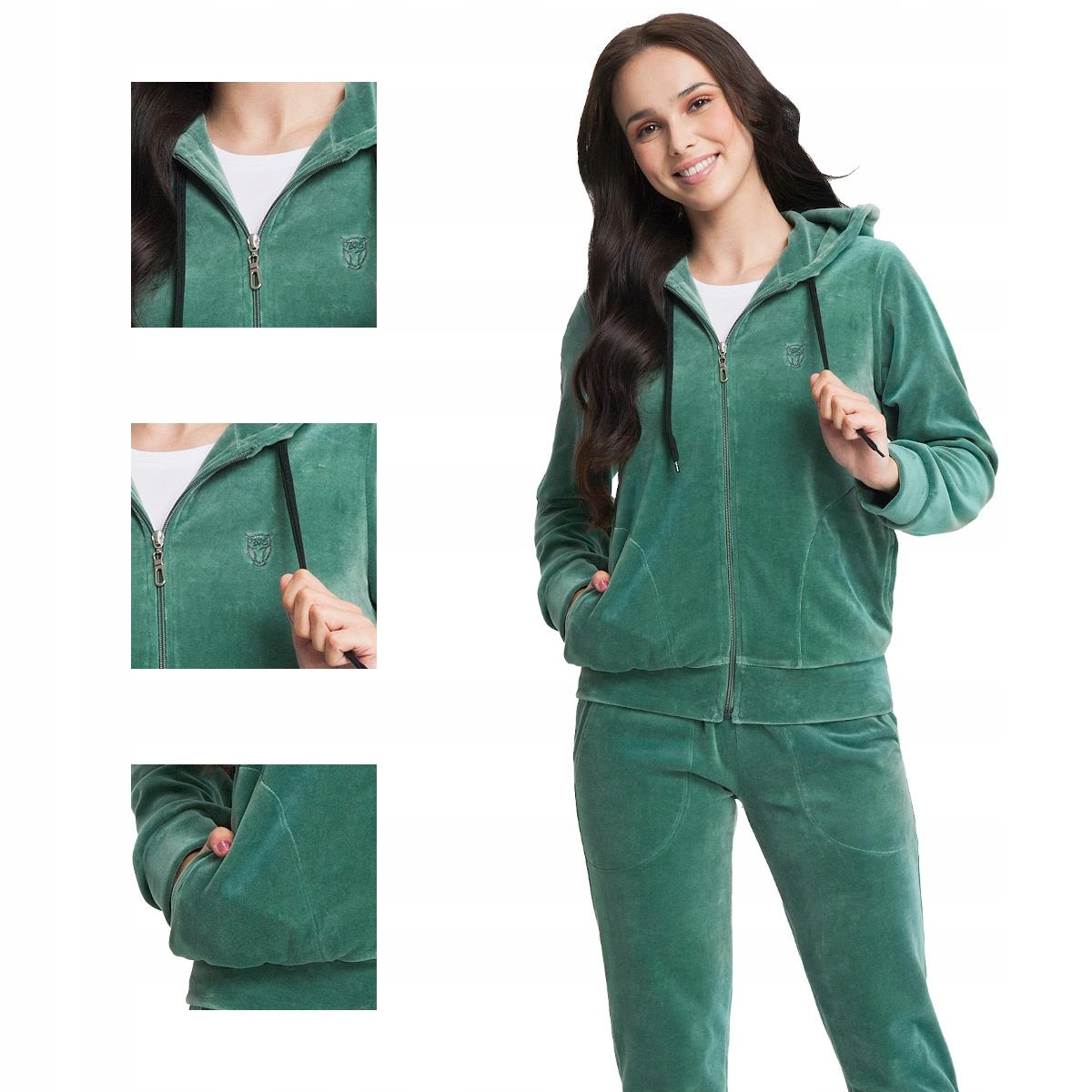 

Dres Damski Luna 309 Zielony [3XL] Komplet Modny