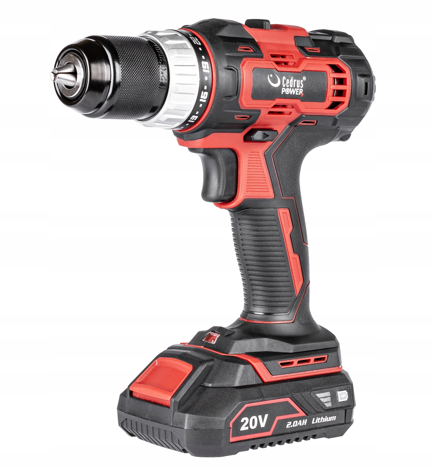 Wiertarko-wkrętarka Akumulatorowa Cedrus D40LI-SET Power+ 20V Bateria 2AH