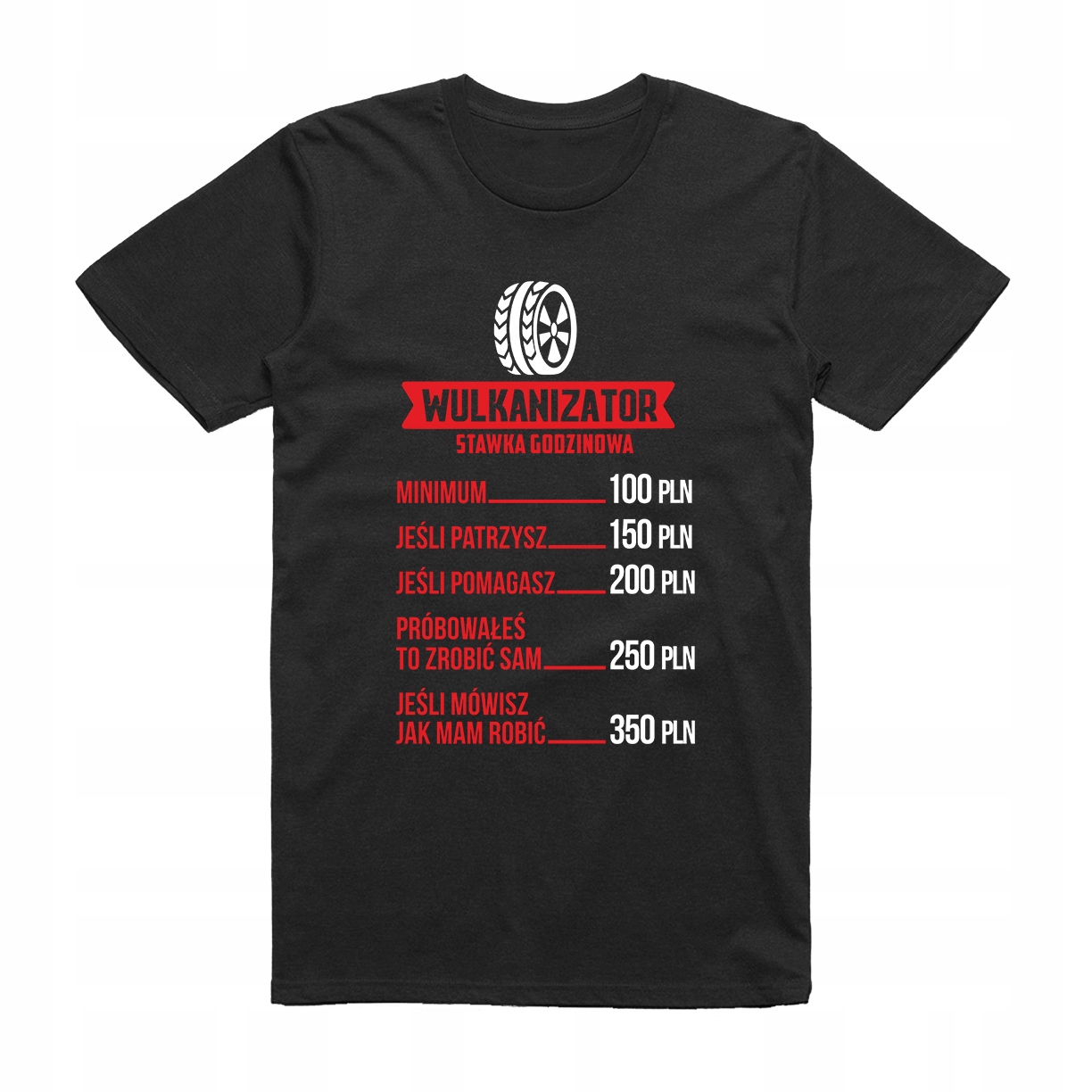 

L - Koszulka T-shirt Wulkanizator Prezent Śmieszny