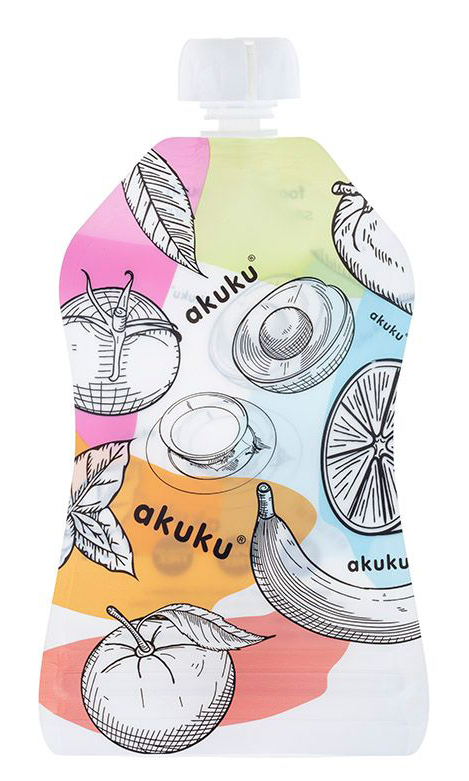 

Akuku Saszetki wielorazowe na pokarm 5 sztuk