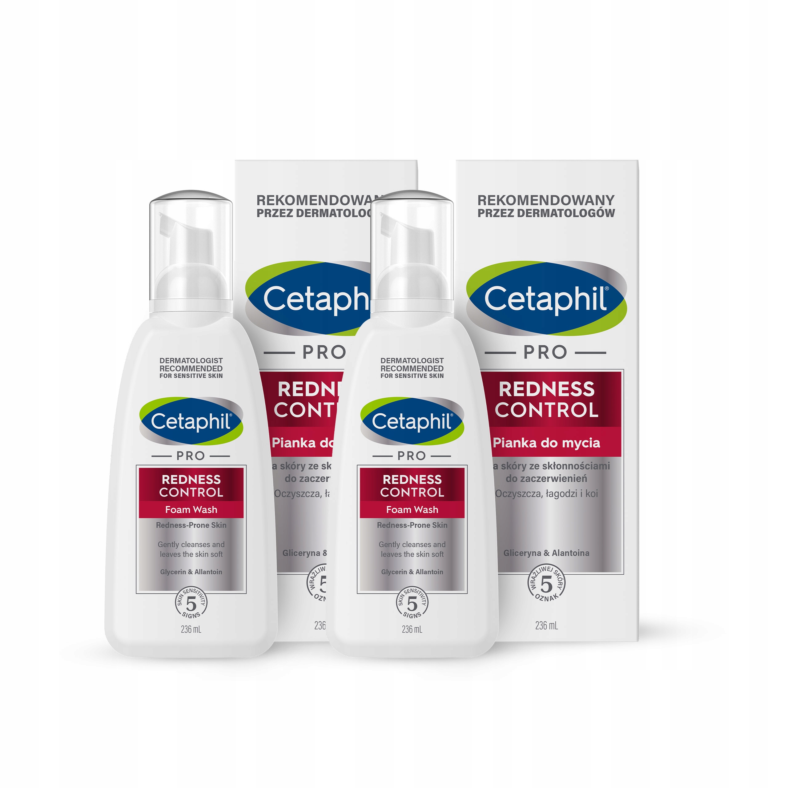 

Zestaw Cetaphil Pro Redness Pianka do mycia 236 x2