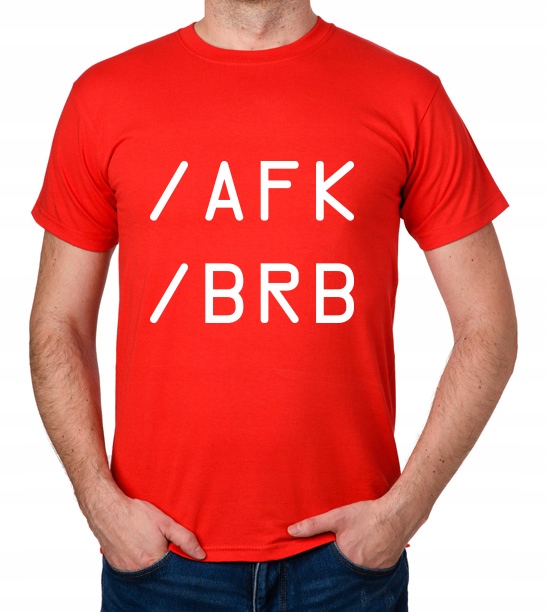 

koszulka /afk /brb prezent
