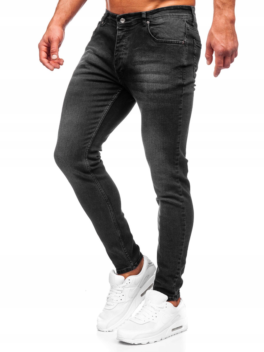 

Spodnie Jeansy Skinny Fit Czarne R919-1 Denley_s