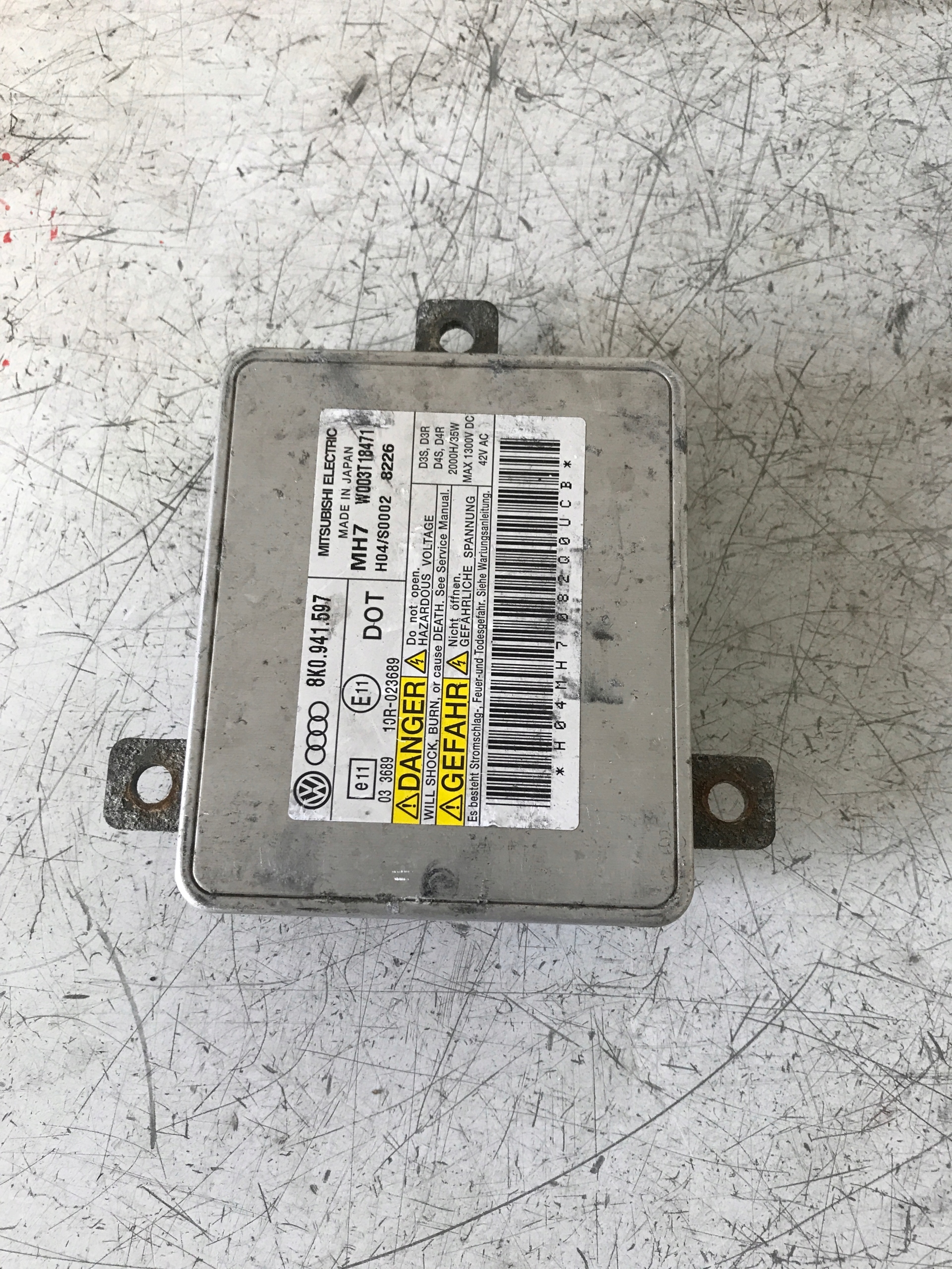 control unit XENON AUDI A4 B8 8K0941597