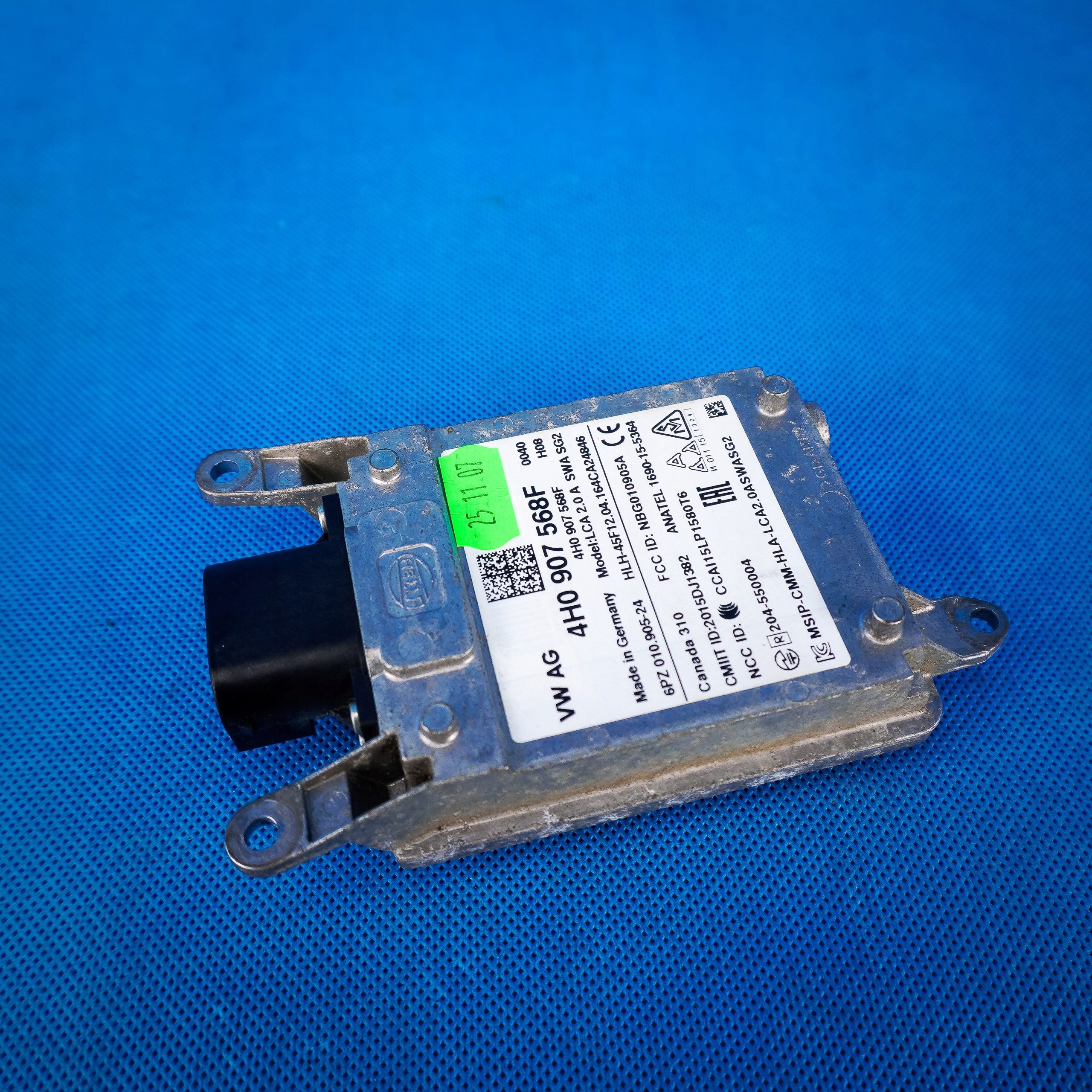 control unit side assist SLAVE Audi A8 S8 4H Lift 4H0907568F