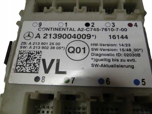 MERCEDES E Class W213 213 модуль двері a2139004009