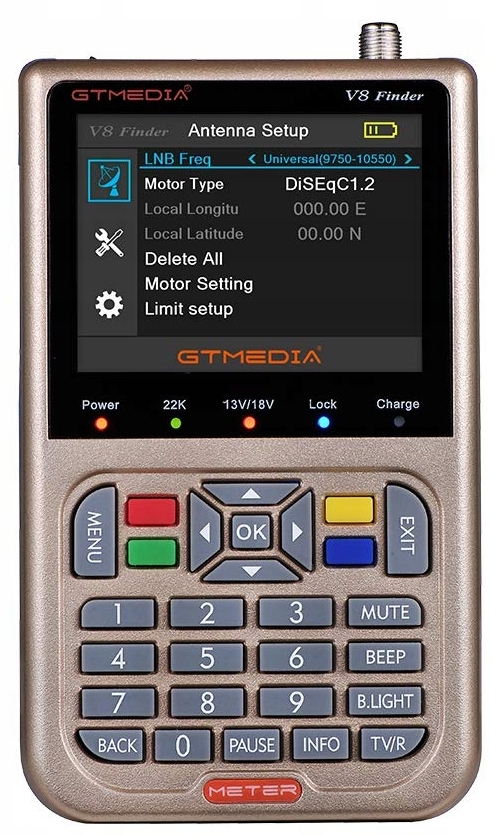 Miernik Sygnału Satelitarnego Satelitarny FREESAT V8 DVB-S2 Podgląd Obrazu Marka bez marki