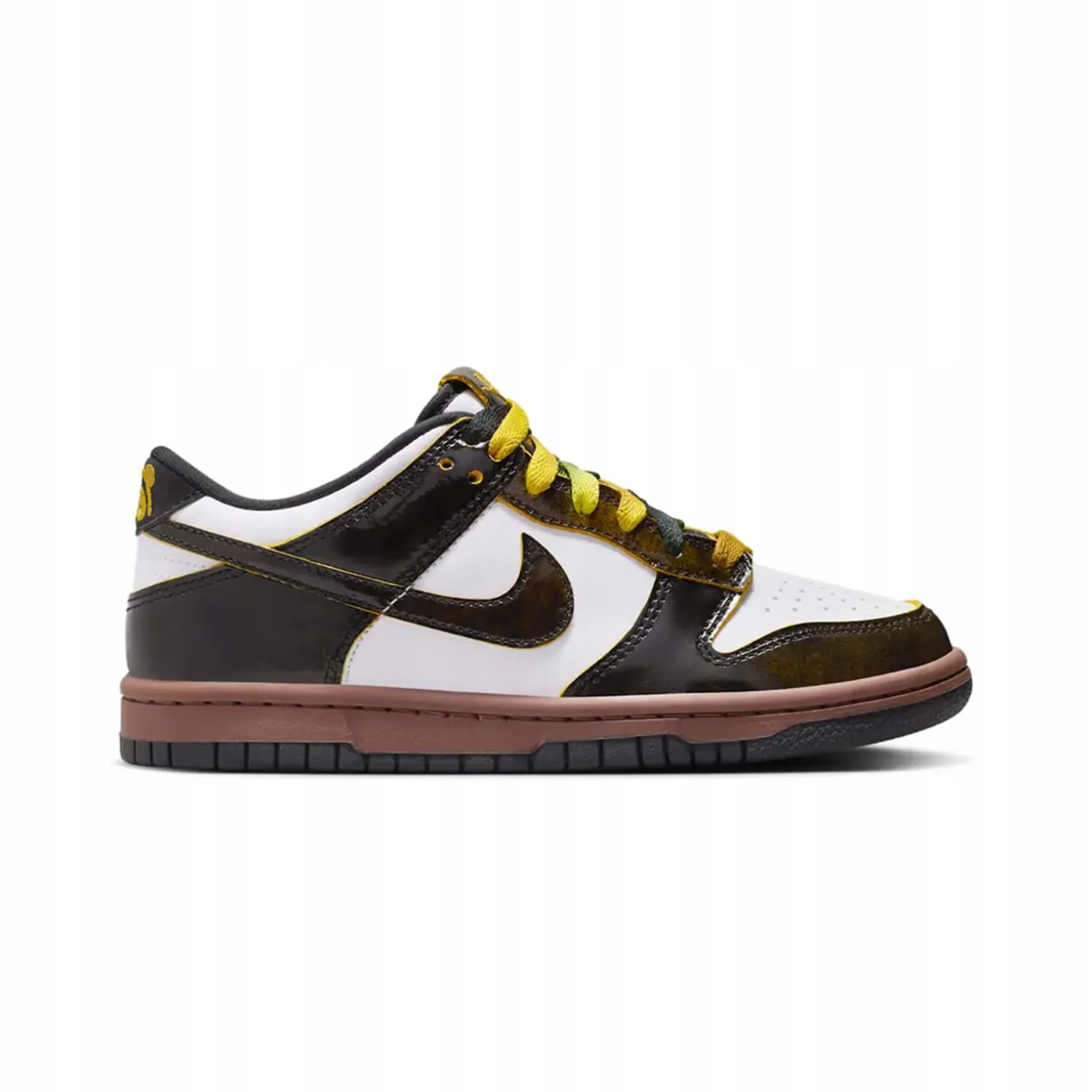 Boty Nike Dunk Low Gs Panda-Monium Hnědé Bílé HQ9294-100 velikost 37,5