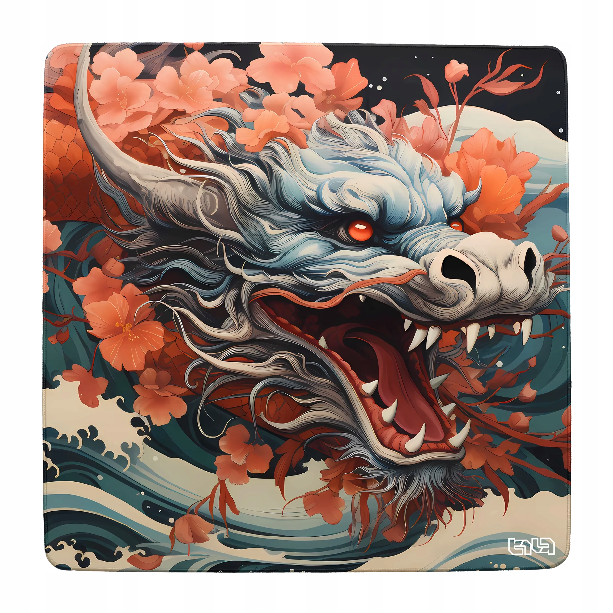 Mata Pod Krzesło Chiński Smok 100x100 Tilt Ochronna Ochrona podłogi Trwała