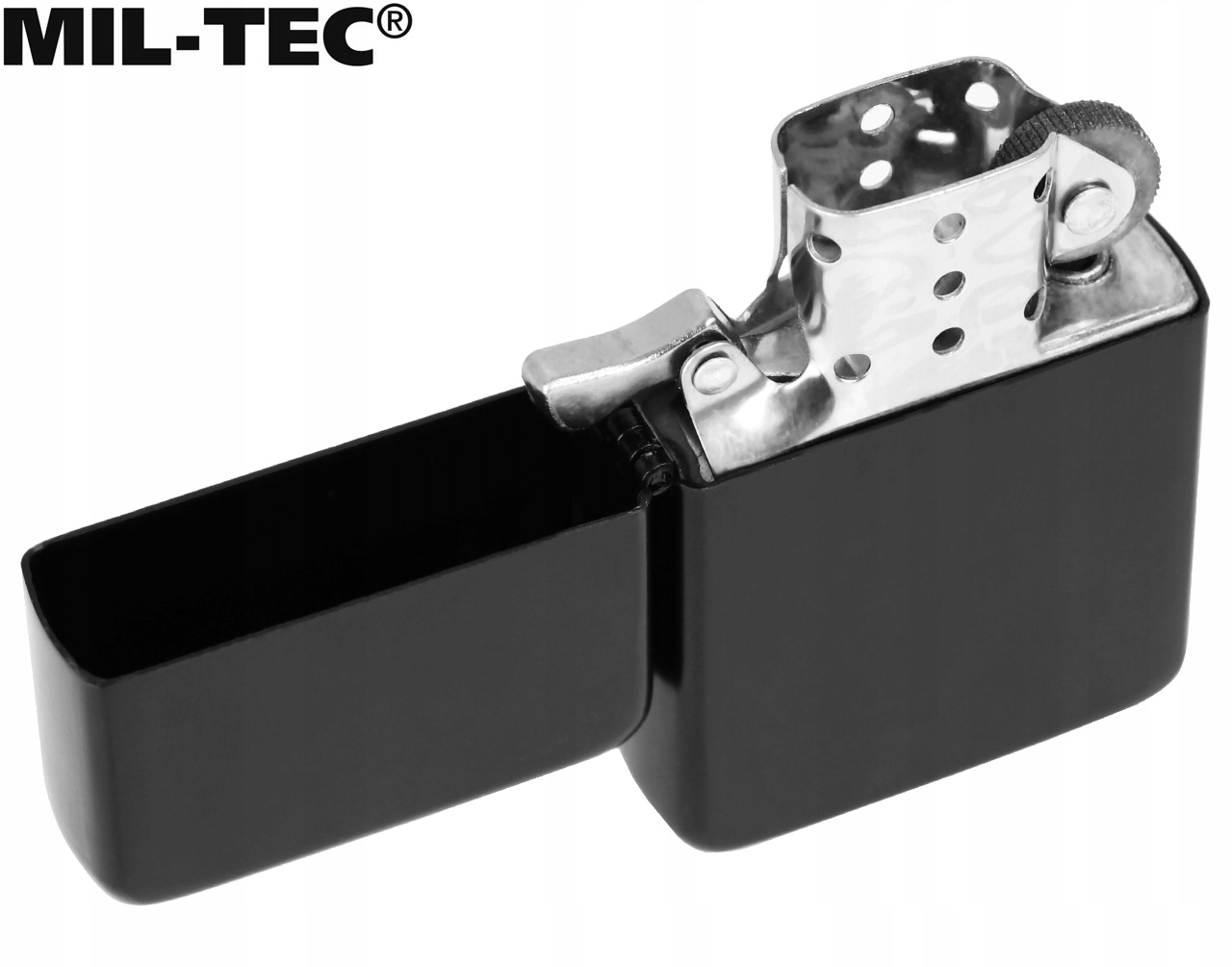 ZAPALNICZKA BENZYNOWA MIL-TEC STALOWA CZARNA Kod producenta 15224002