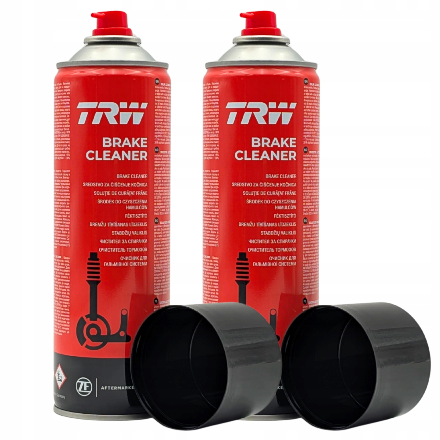 Zmywacz hamulcow tarcz hamulcowych uniwersalny Trw Brake Cleaner 500ml x2