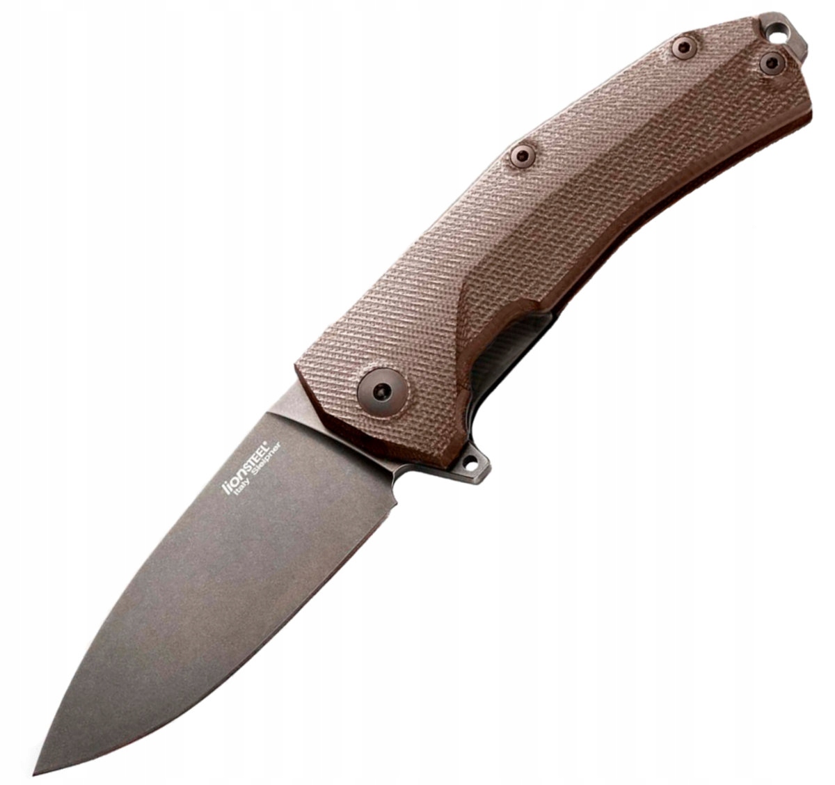 Nůž LionSteel Kur G10 Brown/Black Blade (kur Bbr)