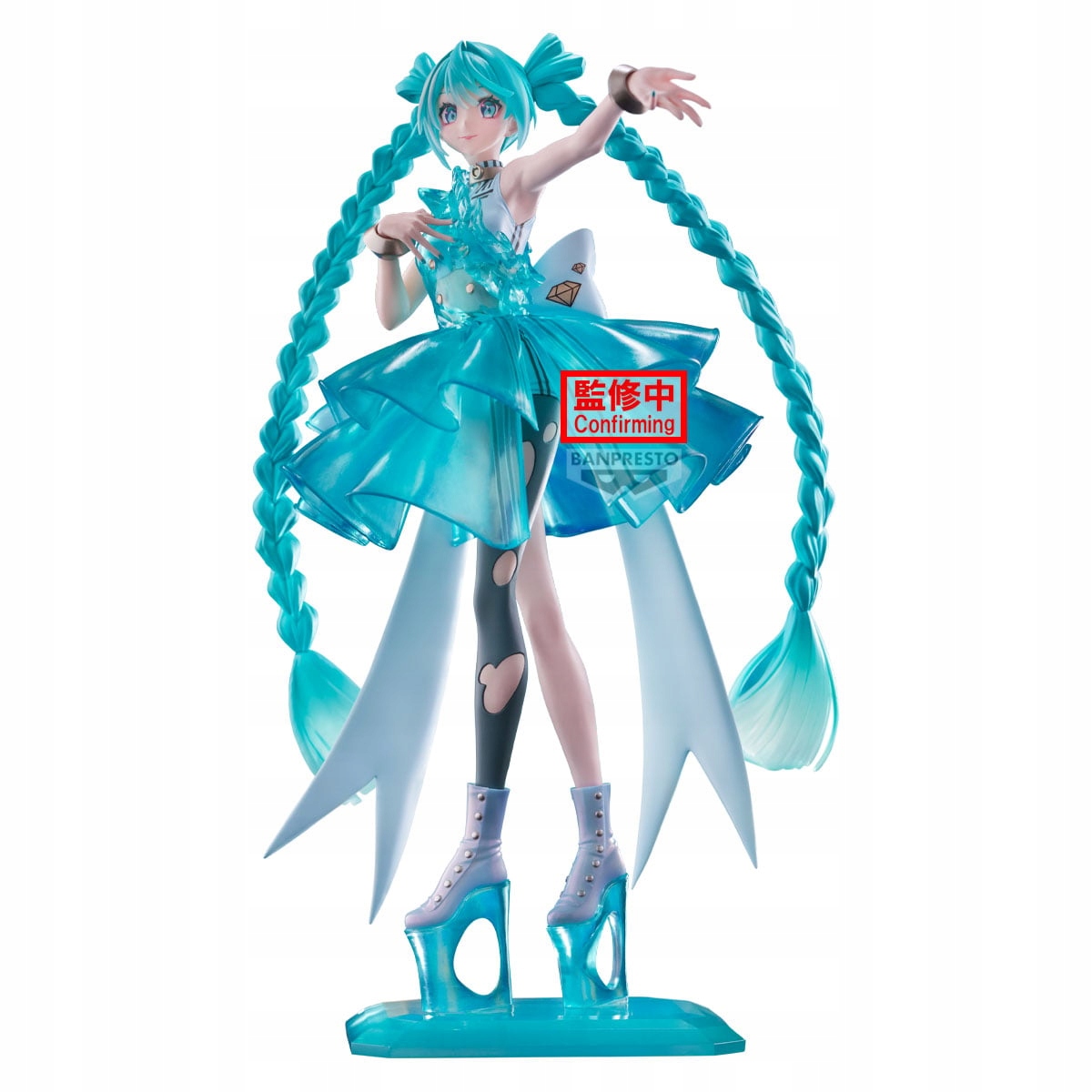 Hatsune Miku Smaragdový klenot Figurka Clearluxe 28 cm (1)