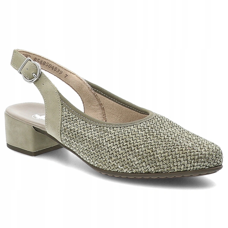 Dámské lodičky Rieker, zelené, velikost 47060-52