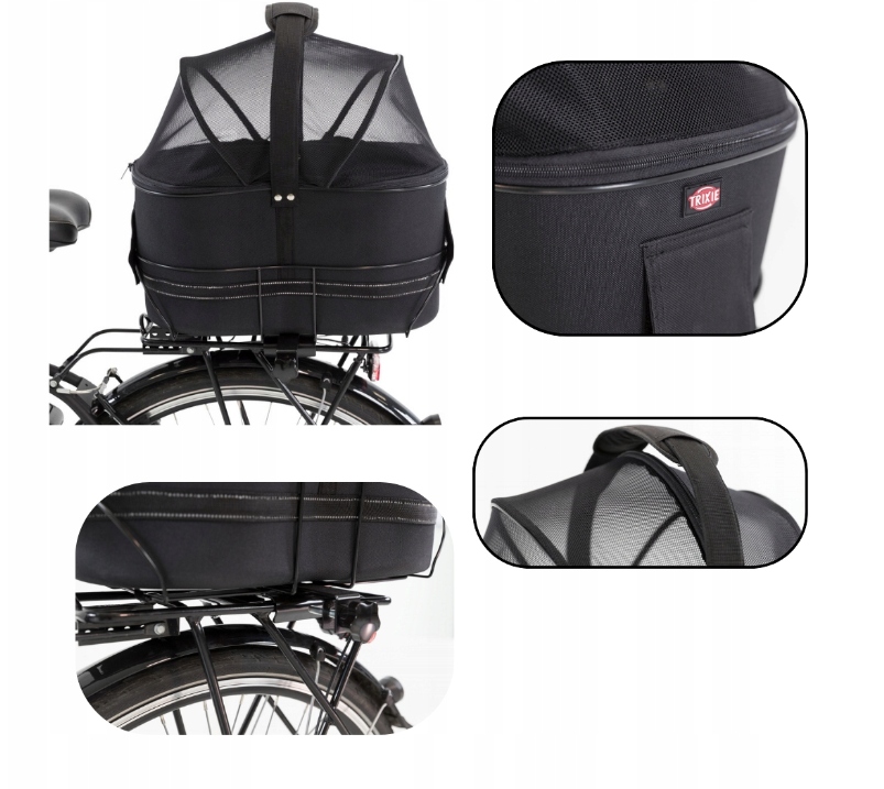 Trixie Kosz transporter bagażnik na rower dla psa 29 × 42 × 48 cm