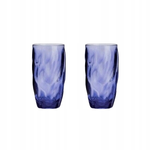 Zestaw szklanek 2szt 500 ml Flamefield niebieskie