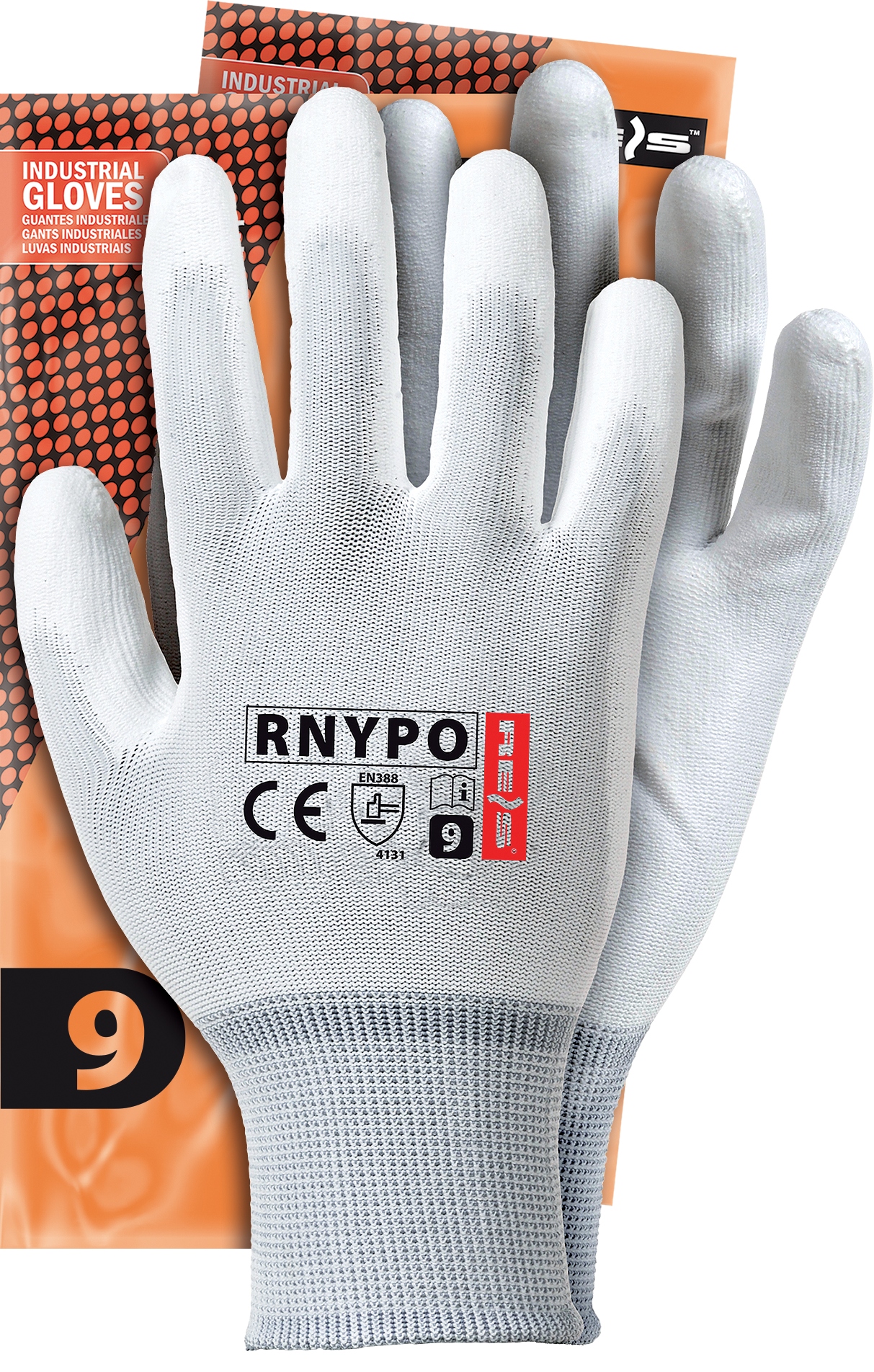 

Rękawice Ochronne Wykonane z Nylonu Rnypo r 9
