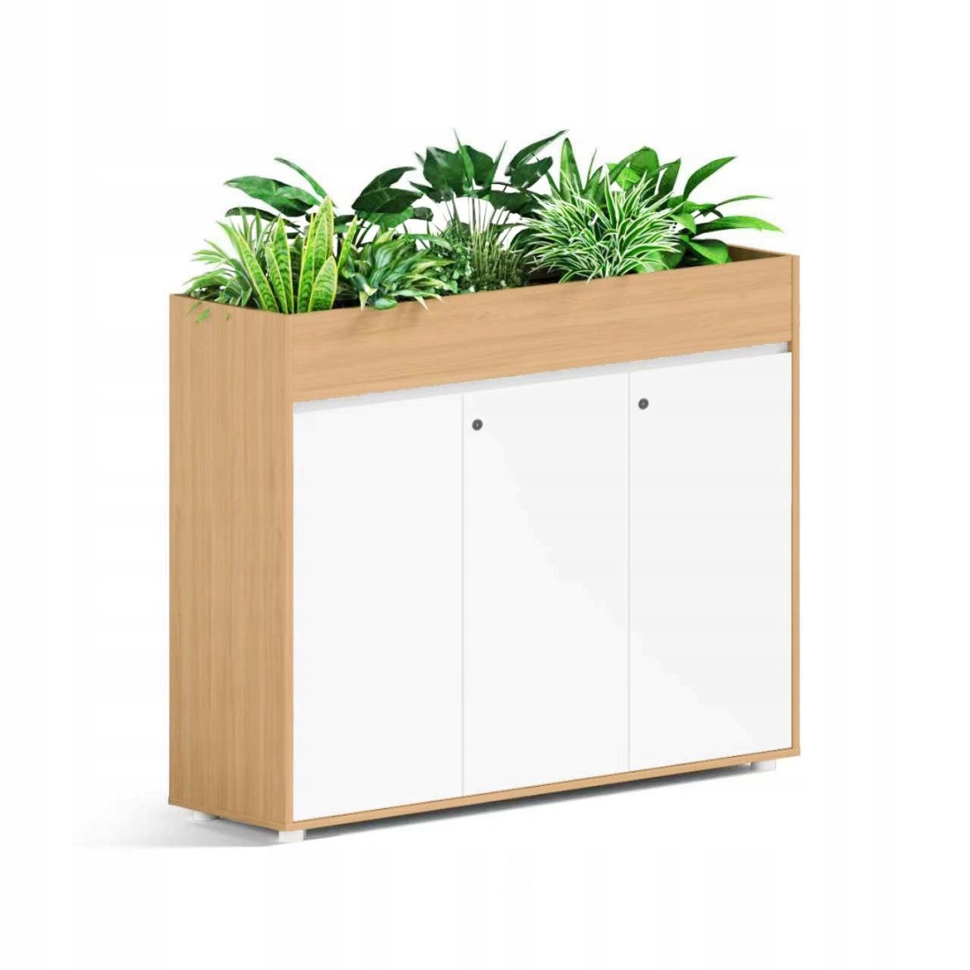 Angel Kwietnik biurowy z szafką Loft Work Light 120cm