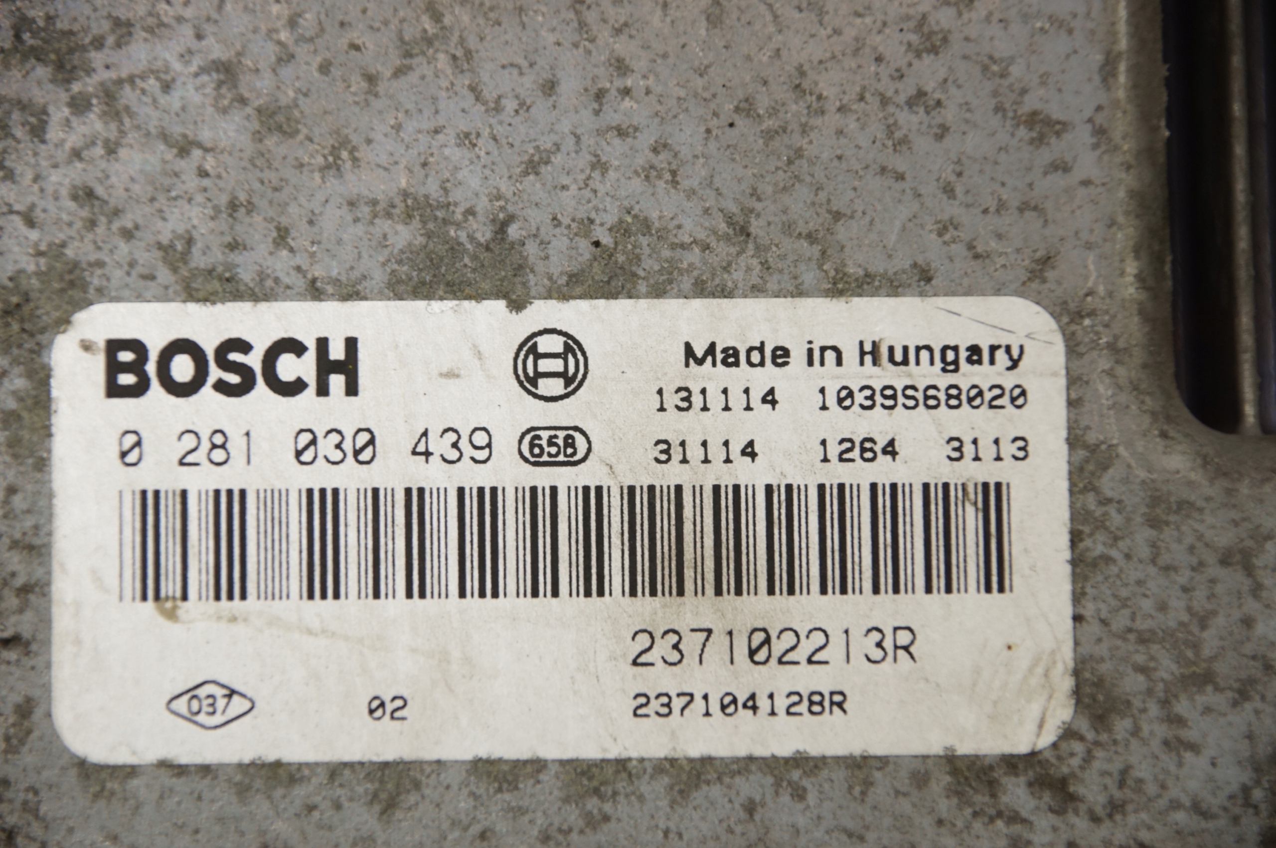 computer Motore ECU 237102213R 1.5 DCI DACIA LOGAN