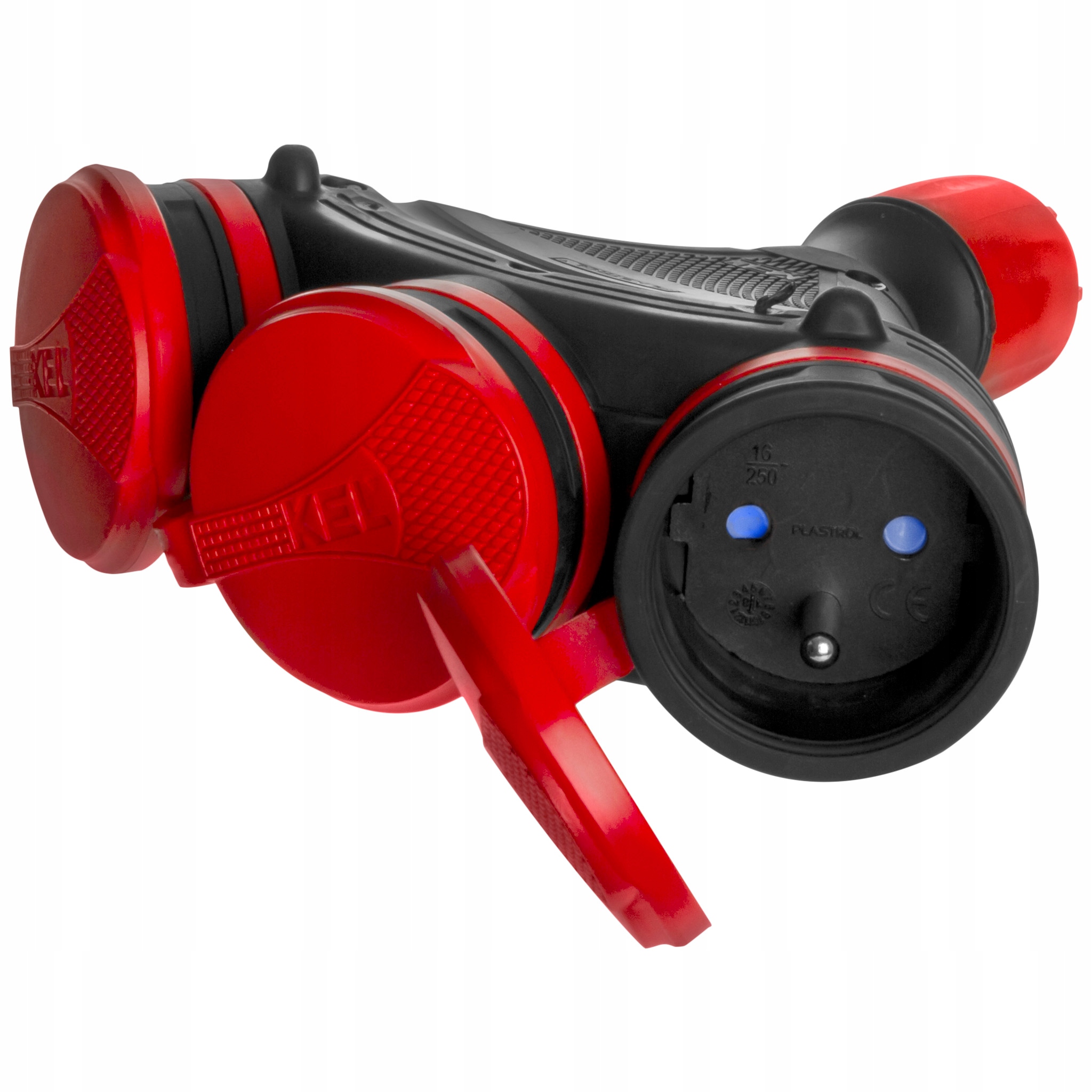 Rozbočka Rozbočovač T-rozdělovač Hermetický 3 Zásuvky Kel IP54 250V 16A