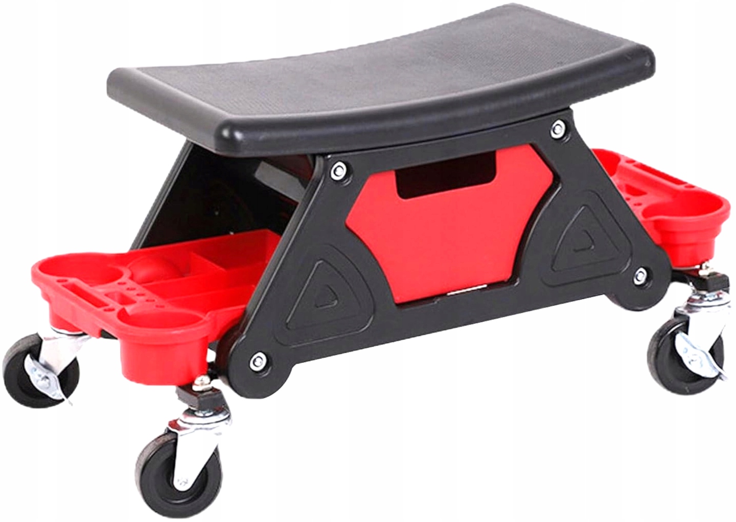 Dílenská Stolička Sedadlo Otočná Kolečka 360° Police Na Nářadí