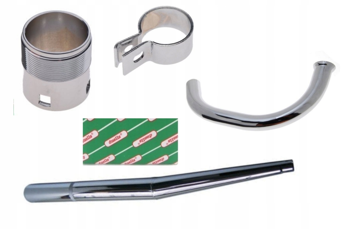 Tlmič Koleno Objímka Matica Výfuk Rúrka Mz Etz 150 Kmp Duells Delux