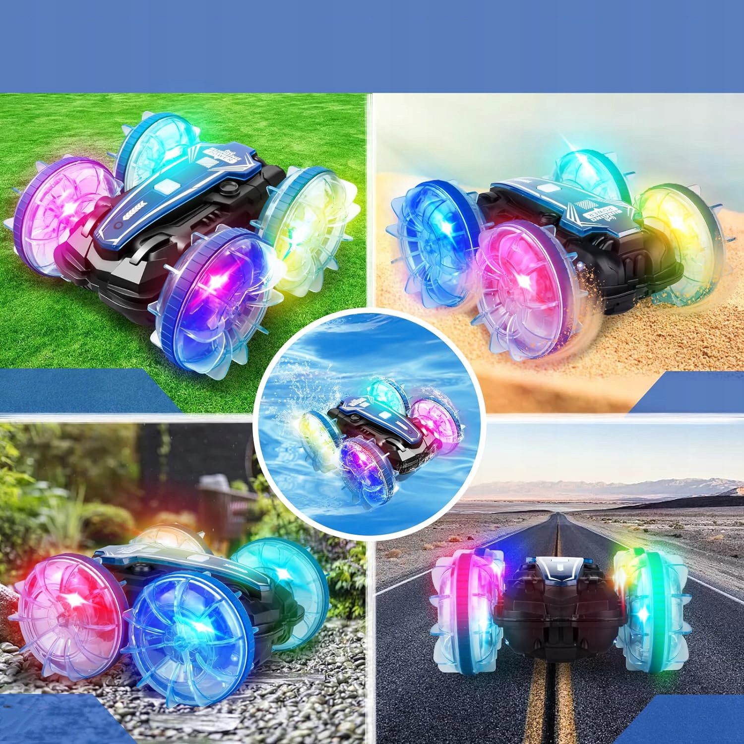 SAMOCHÓD STEROWANY GESTAMI + 2 X PILOT PŁYWAJĄCY SAMOCHÓD ZDALNIE STEROWANY Wiek dziecka 3 lata +