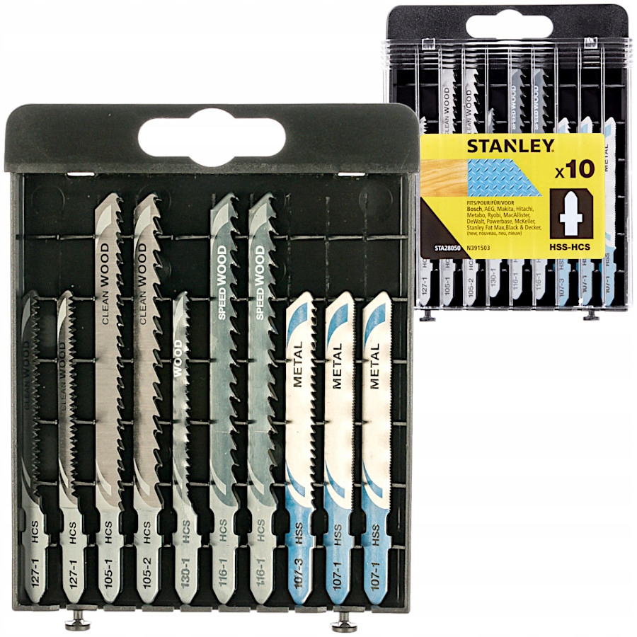 

Stanley Brzeszczoty do wyrzynarek T 10szt STA28050