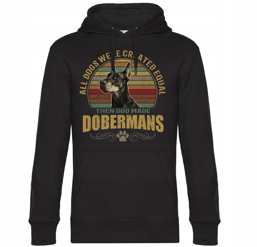 

Bluza Z Kapturem Doberman Bluza Z Dobermanem M