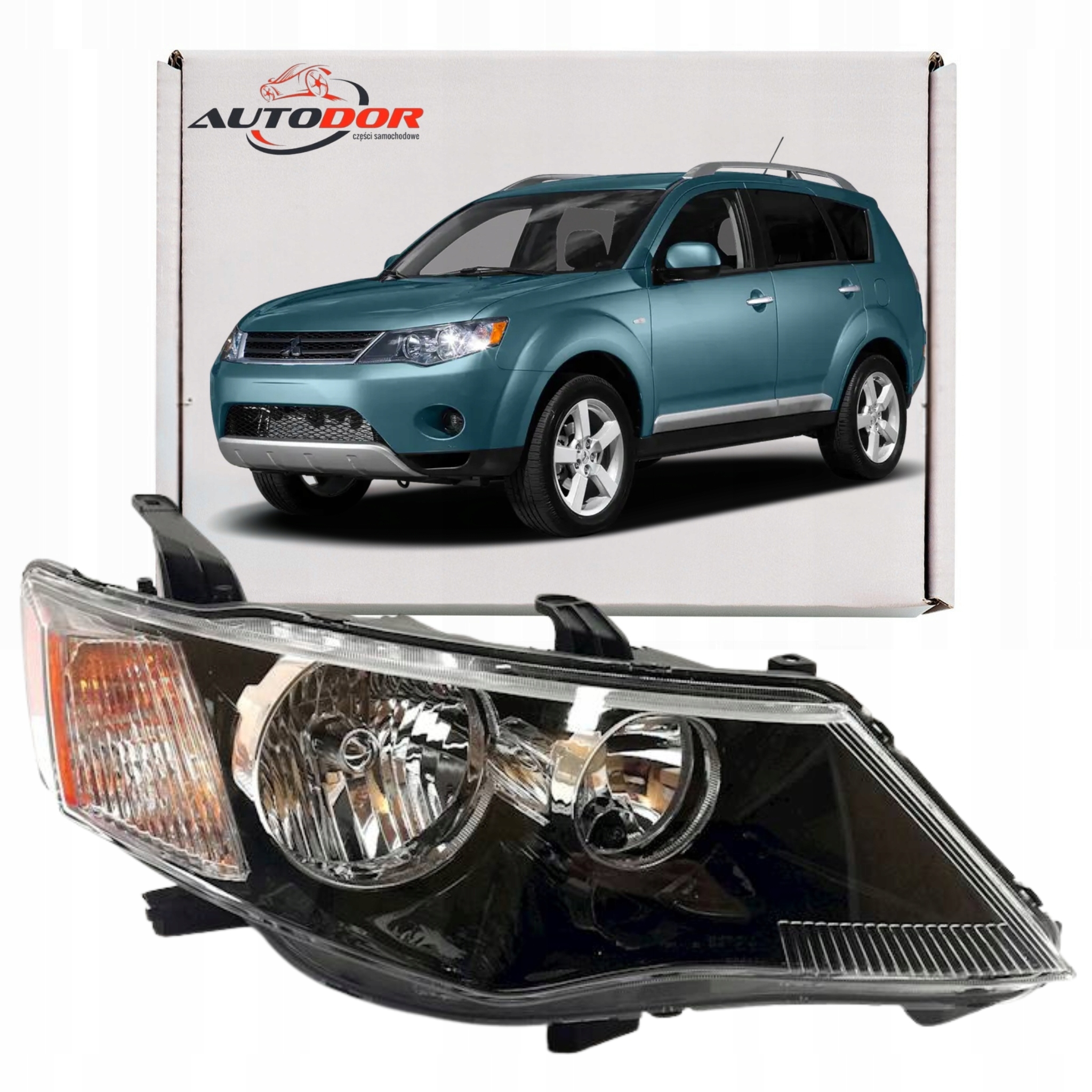Mitsubishi Outlander 07-09 Světlomet Světlo Xenon S Motorkem Přední Pravá