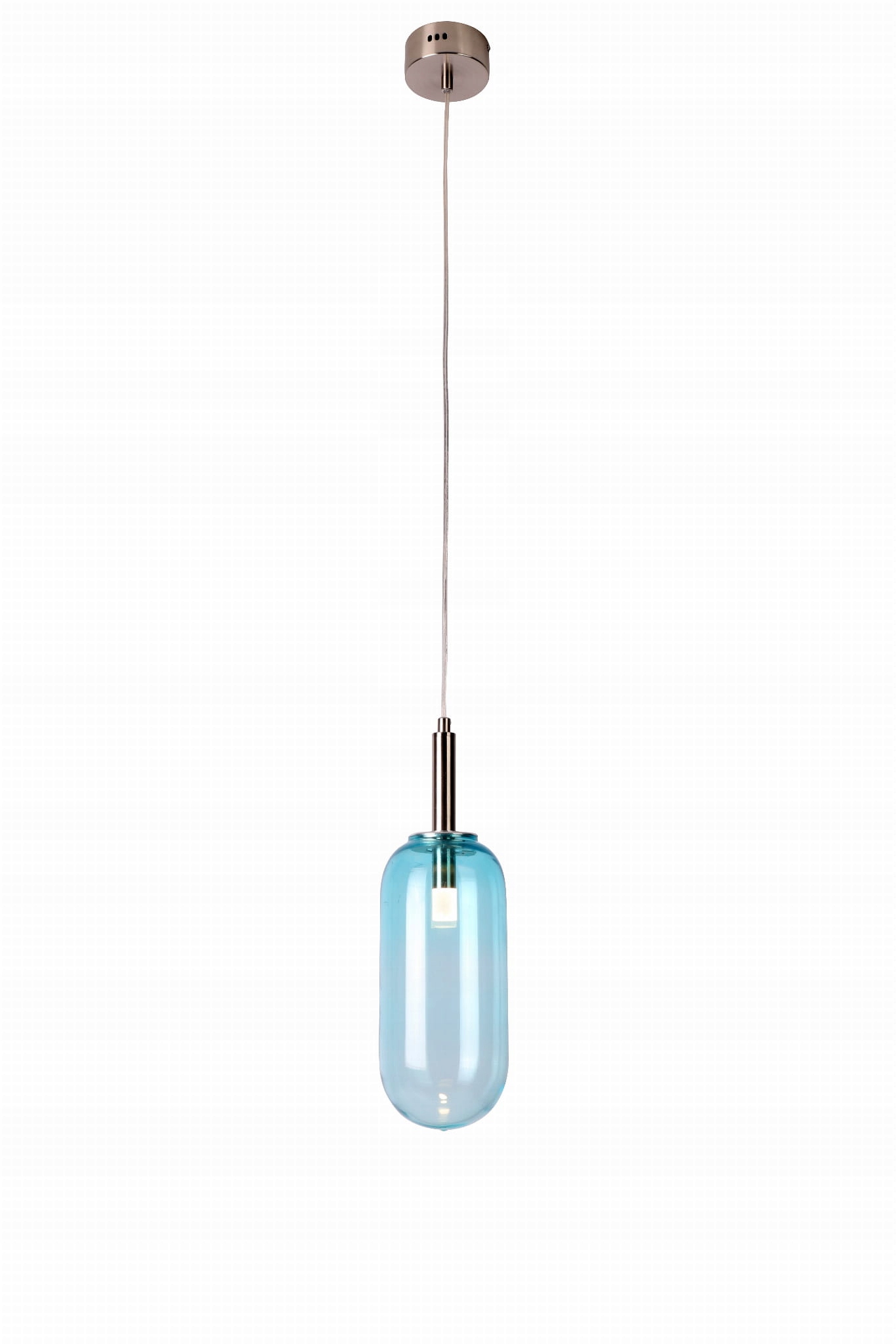 Závěsná Lampa Fiuggi 1X6W Led Modrá