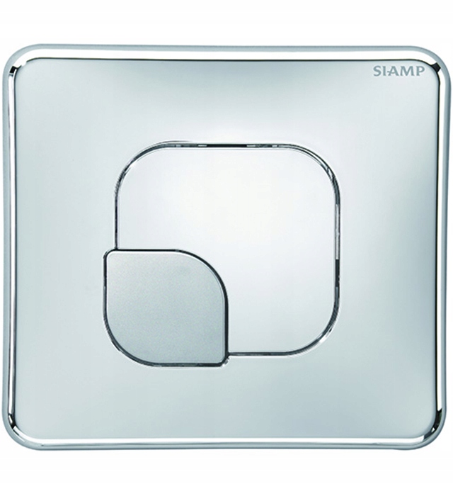 Cersanit Tlačidlo splachovača Wc Aqua Target Hero Sintra Chrom K97-322 Siamp