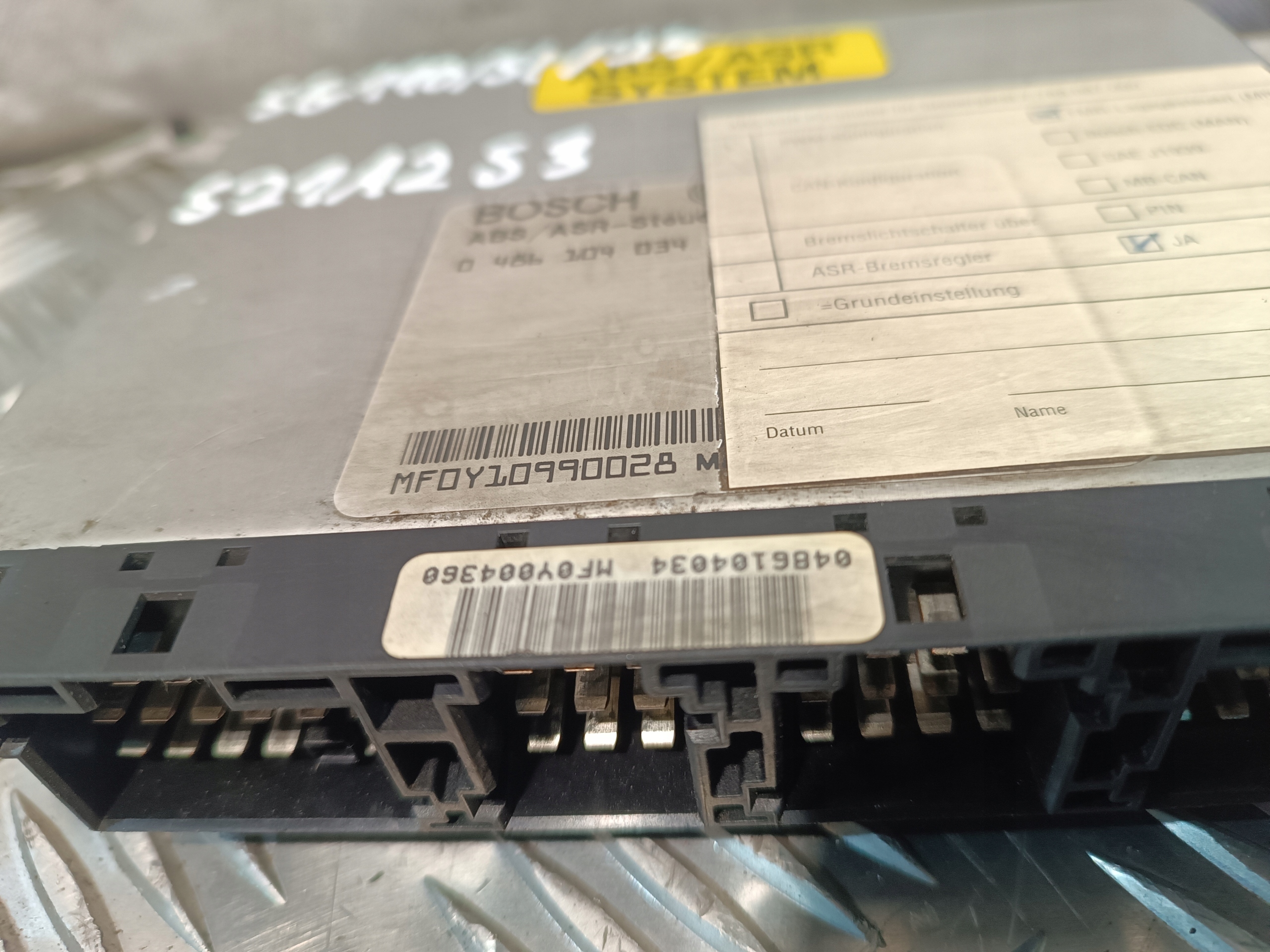 control unit BOSCH ABS/ASR 0486104034