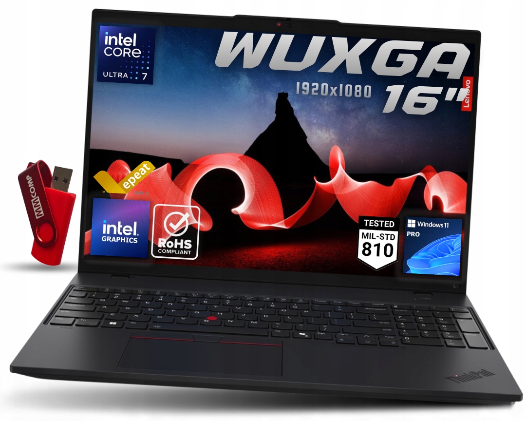 Notebook Lenovo ThinkPad L16 G1 Intel U7 165U 64GB 512GB Ssd Wuxga Prestiž