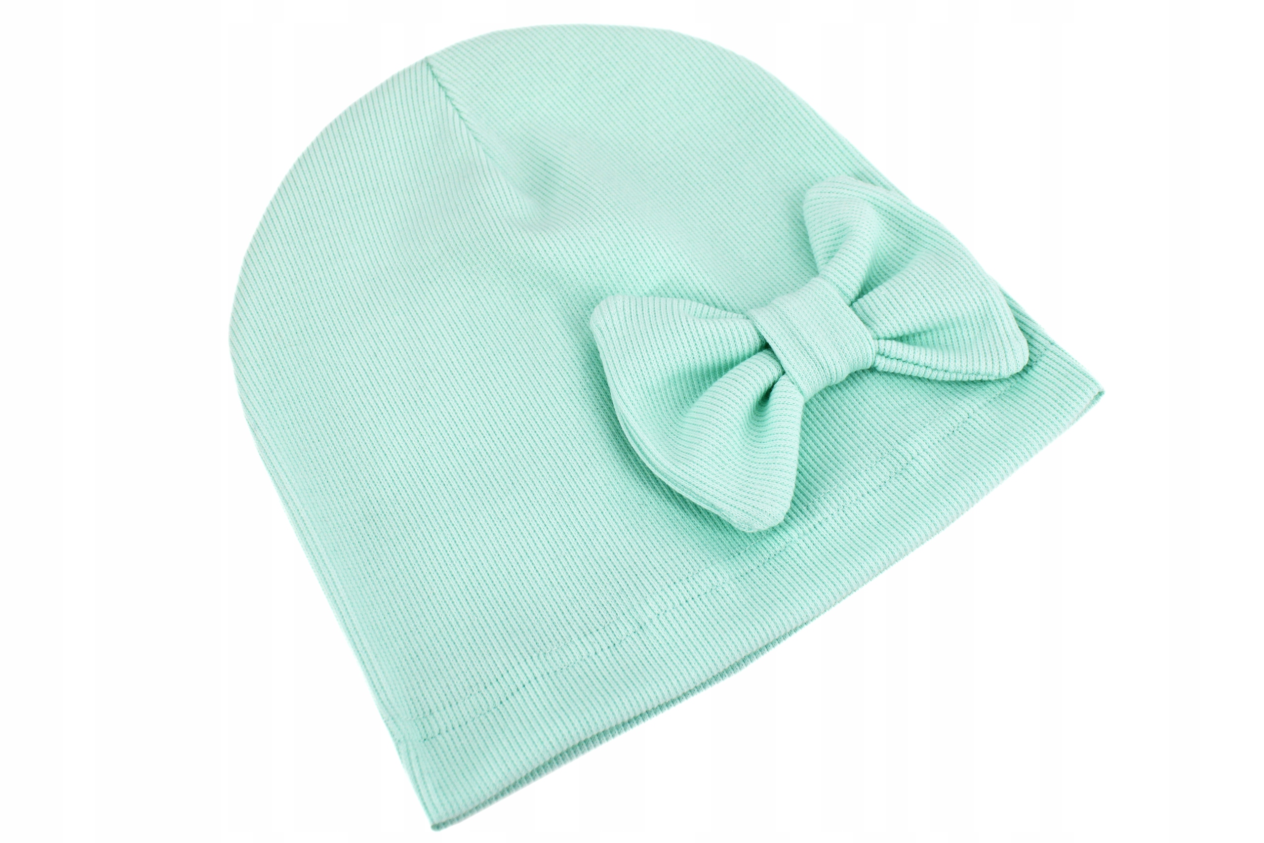 CZAPKA DZIECIĘCA JEDNOWARSTWOWA WIOSENNA Z KOKARDĄ Rodzaj beanie