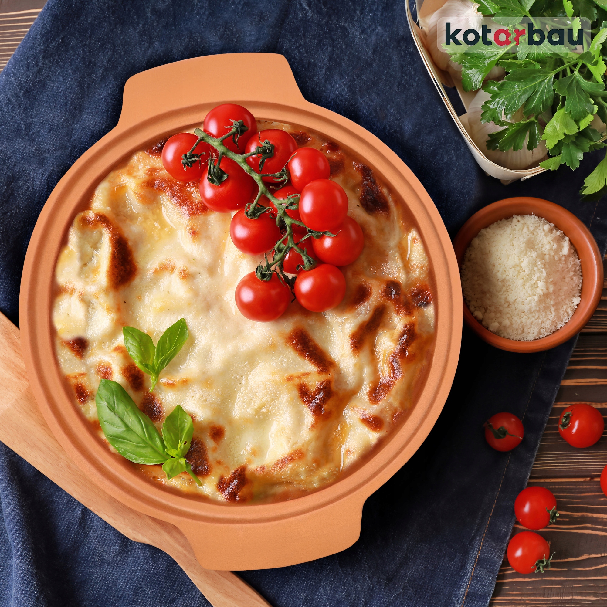 GARNEK RZYMSKI OKRĄGŁY GLINIANY NACZYNIE FORMA 4L Rodzaj kamionka