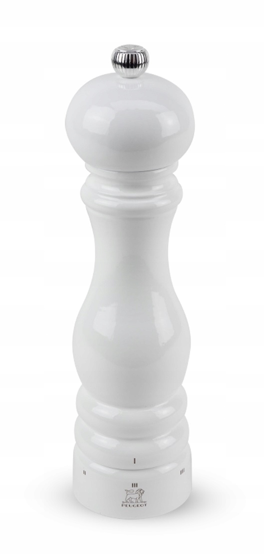 Mlynček na korenie Paris (22 cm, lakovaný biely) u'Select Peugeot
