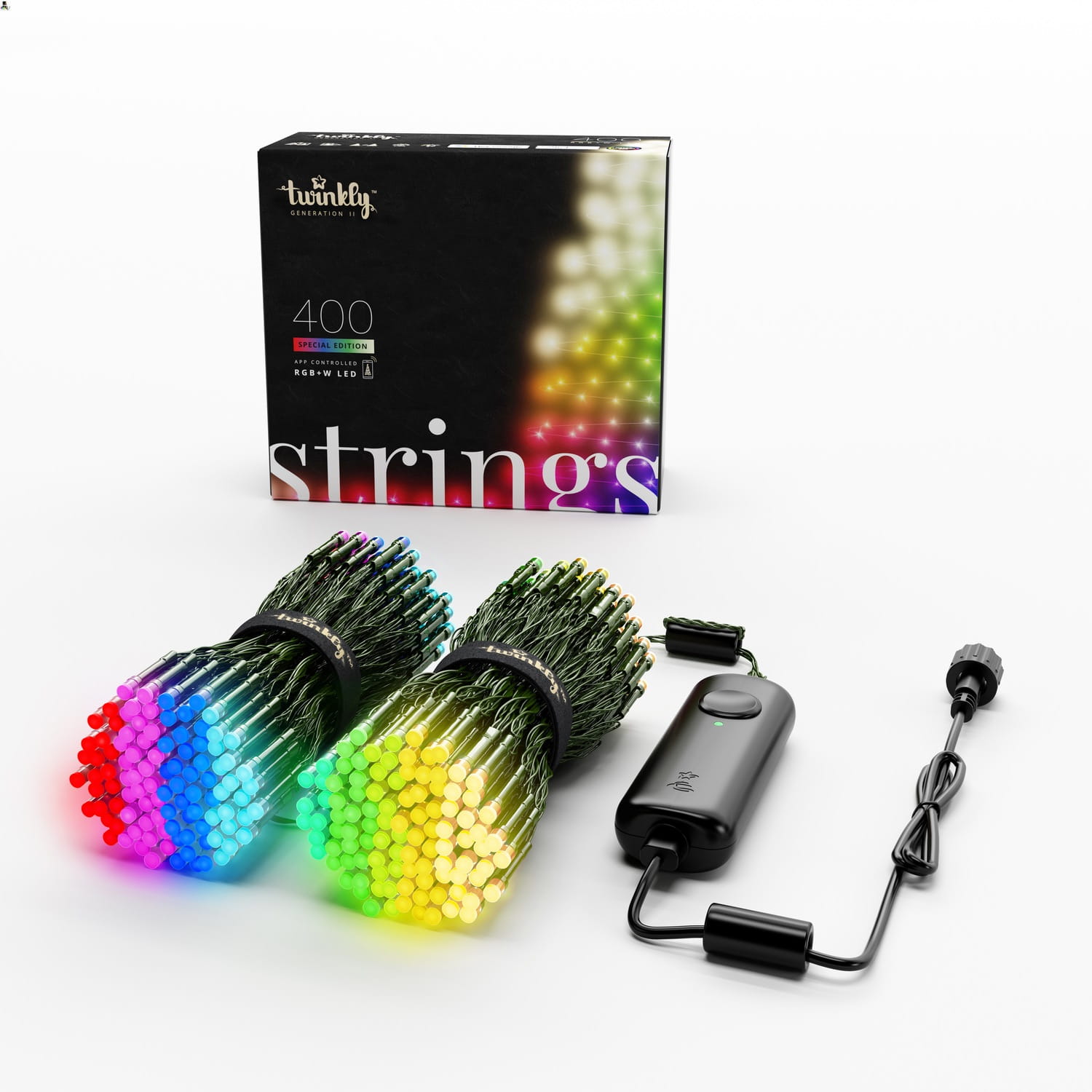 

Inteligentne lampki choinkowe Twinkly 400LED Rgb+w