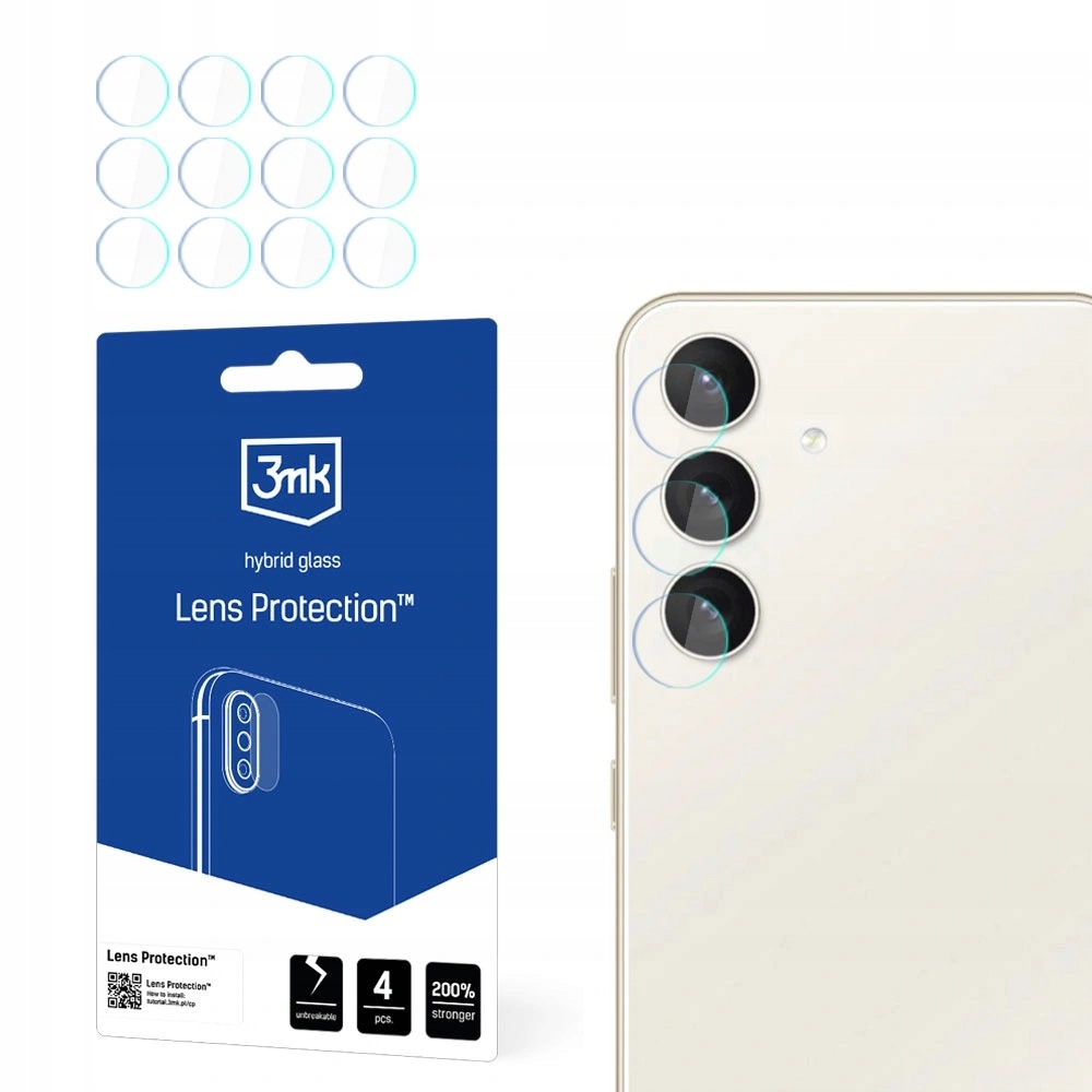 Szkło na aparat 3mk Lens Protection hybrydowe na Samsung Galaxy S24