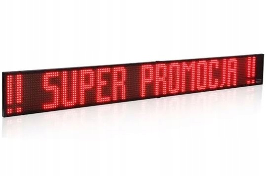 Светодиодная доска 100x20 Рекламный светодиодный экран - docom.com.ua