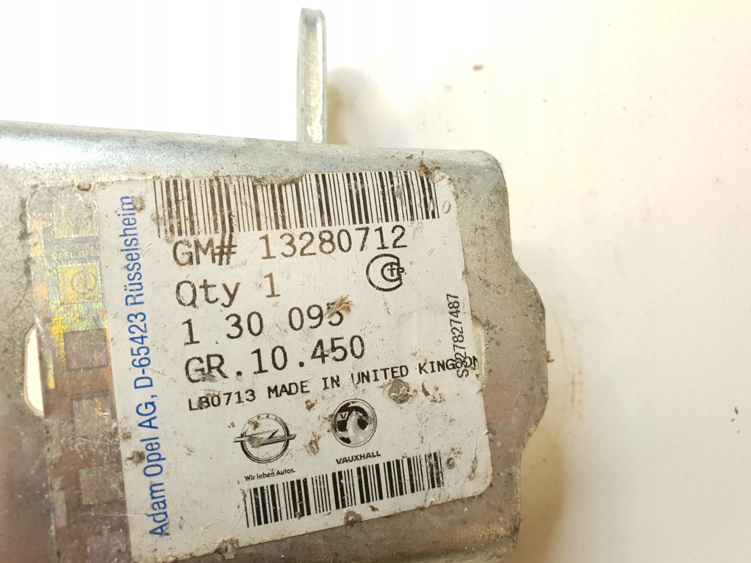 MERIVA B ZAWIAS DRZWI LEWY TYŁ ORYG-PŃ Producent części Opel OE