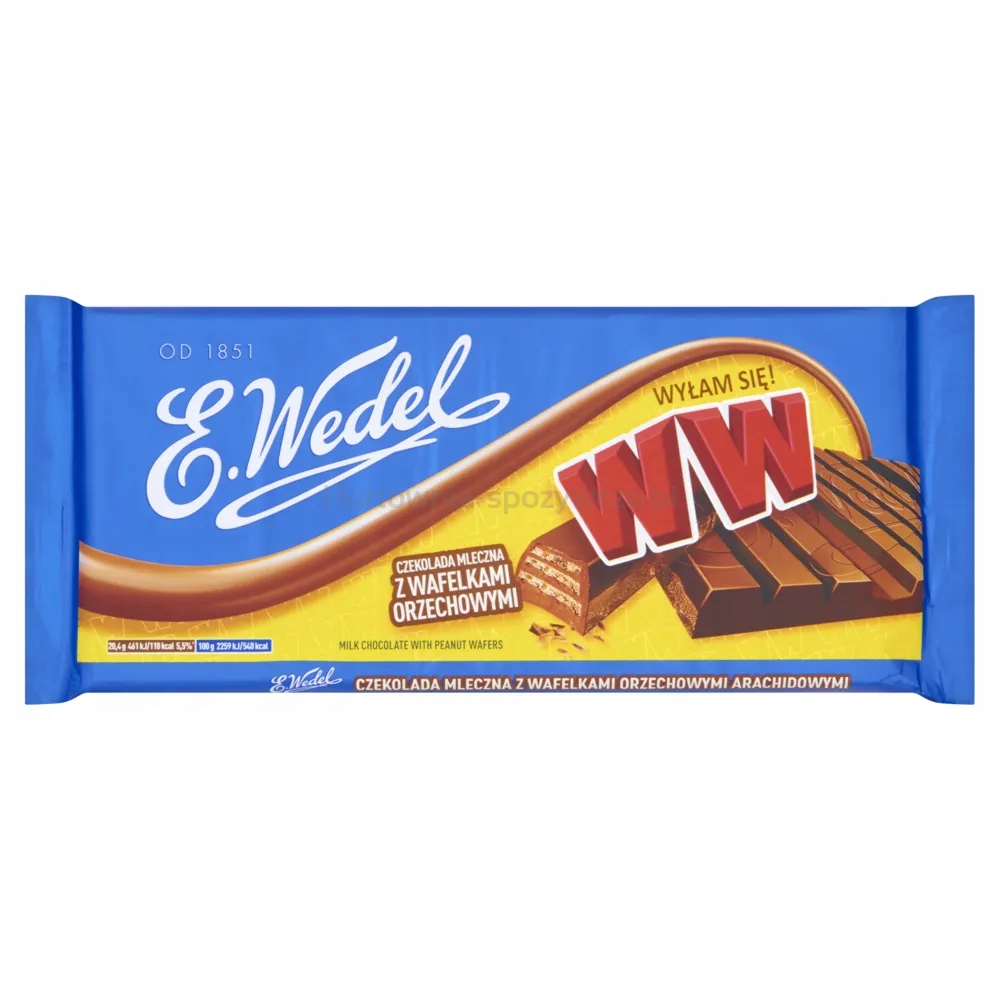 Wedel Čokoláda s ořechovými oplatkami 245 g