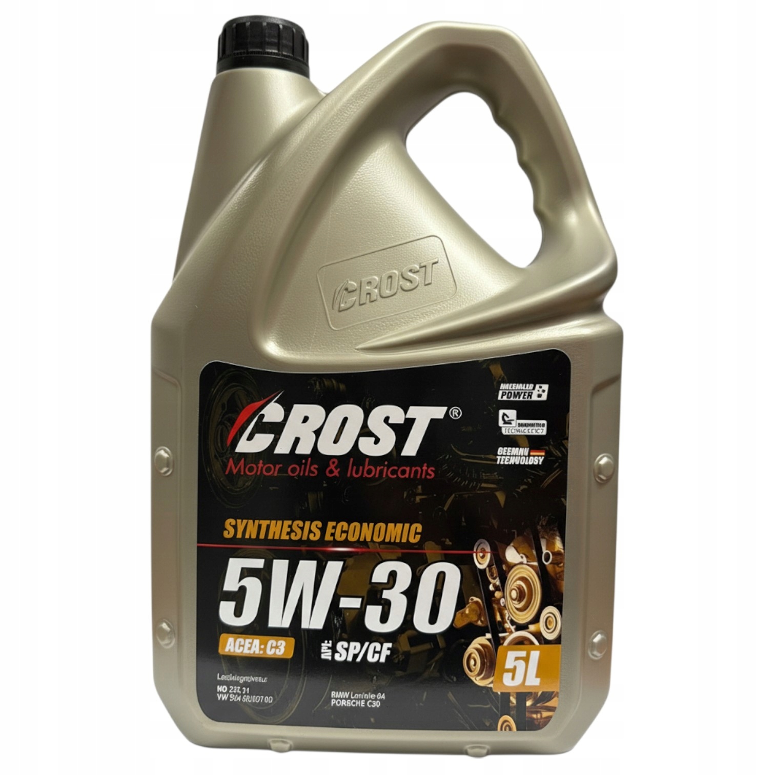 Olej silnikowy Crost 5w30 Economic Sp/cf Acea C3 Vw 504/507 -mb 229.51 5L