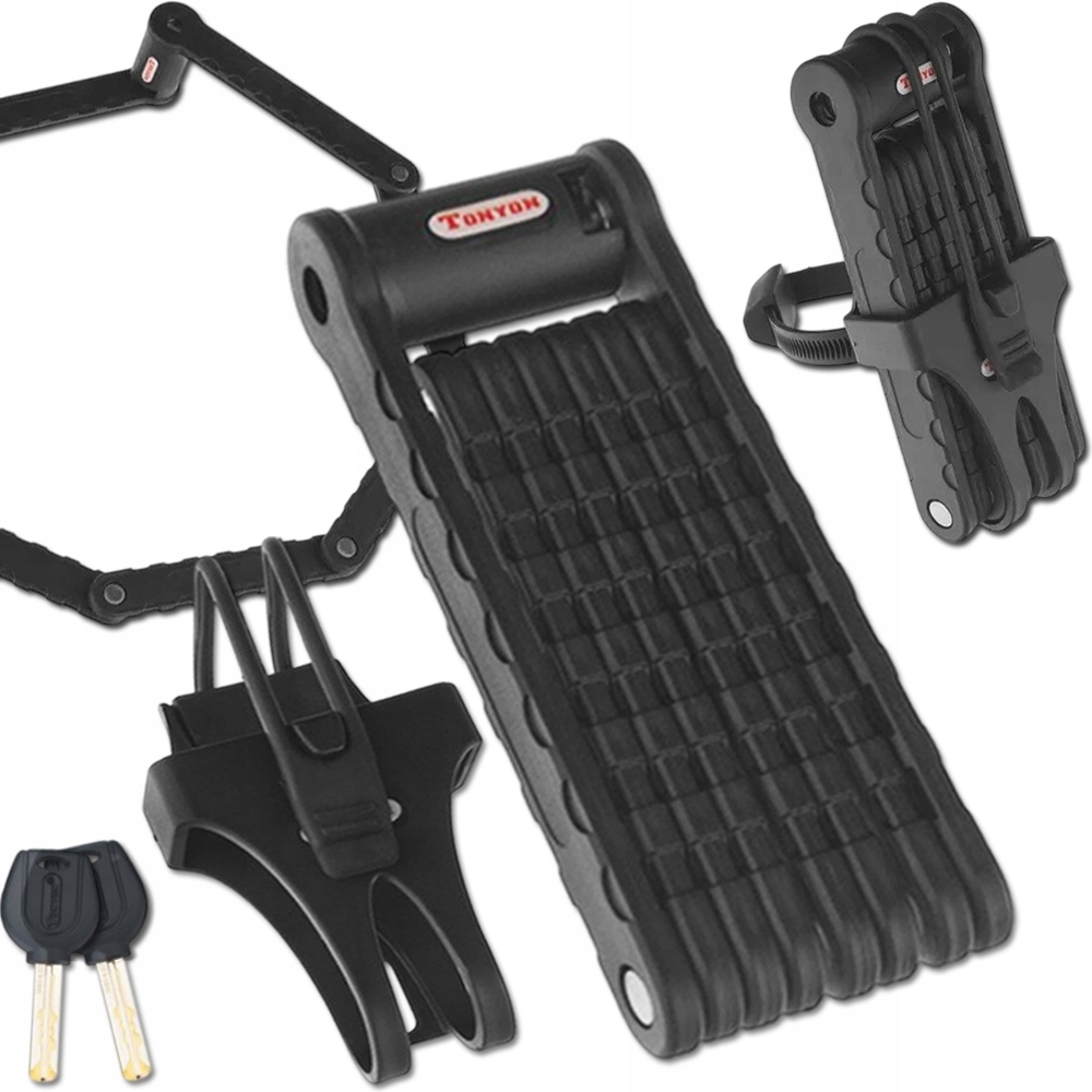 Zapięcie Rowerowe Blokada 940 MM Zamknięcie Segmentowe Składane Na Rower