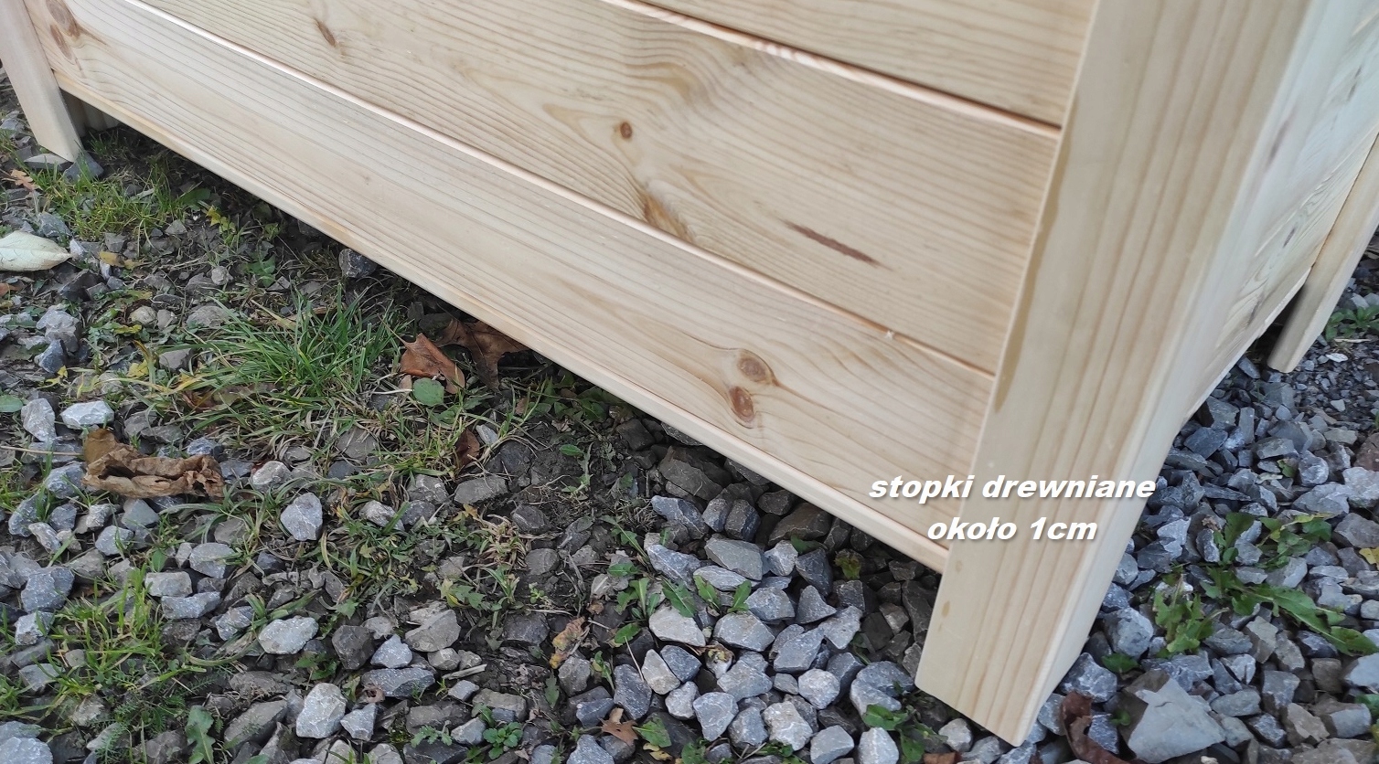 Skrzynia drewniana 110x50x40 NIE MUSISZ SKŁADAĆ Wysokość mebla 40 cm