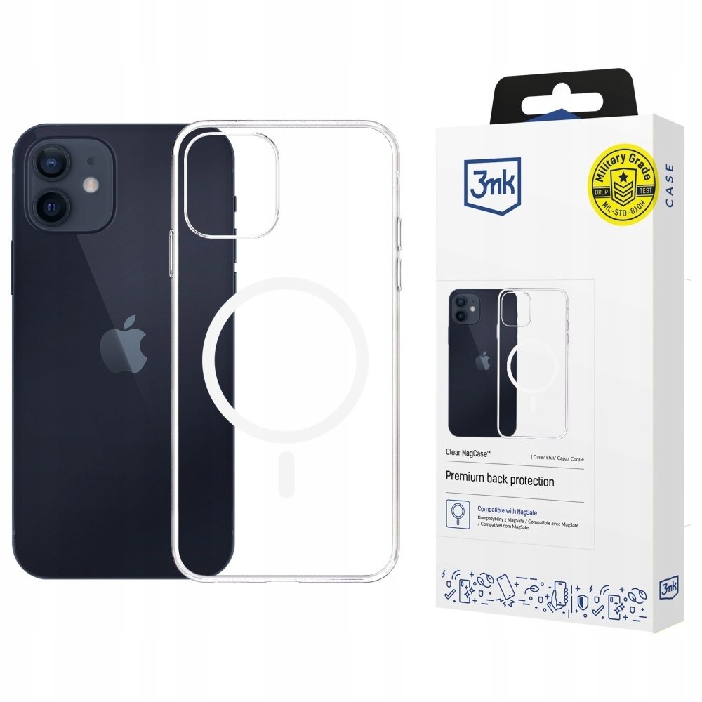 Etui 3MK Clear MagCase do Apple iPhone 12/12 Pro
