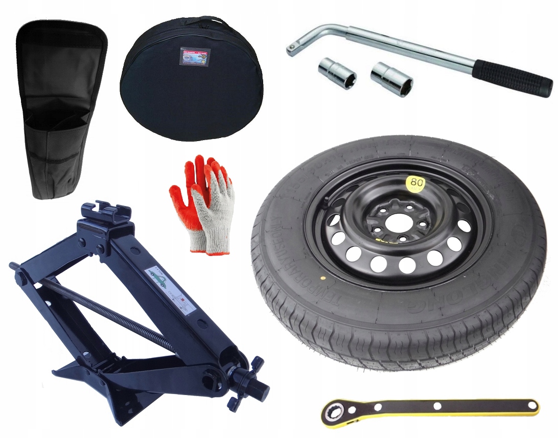 nové Dojezdové Kolo 155/90 R16 Opel Antara (2006-2017) Sada (obal)