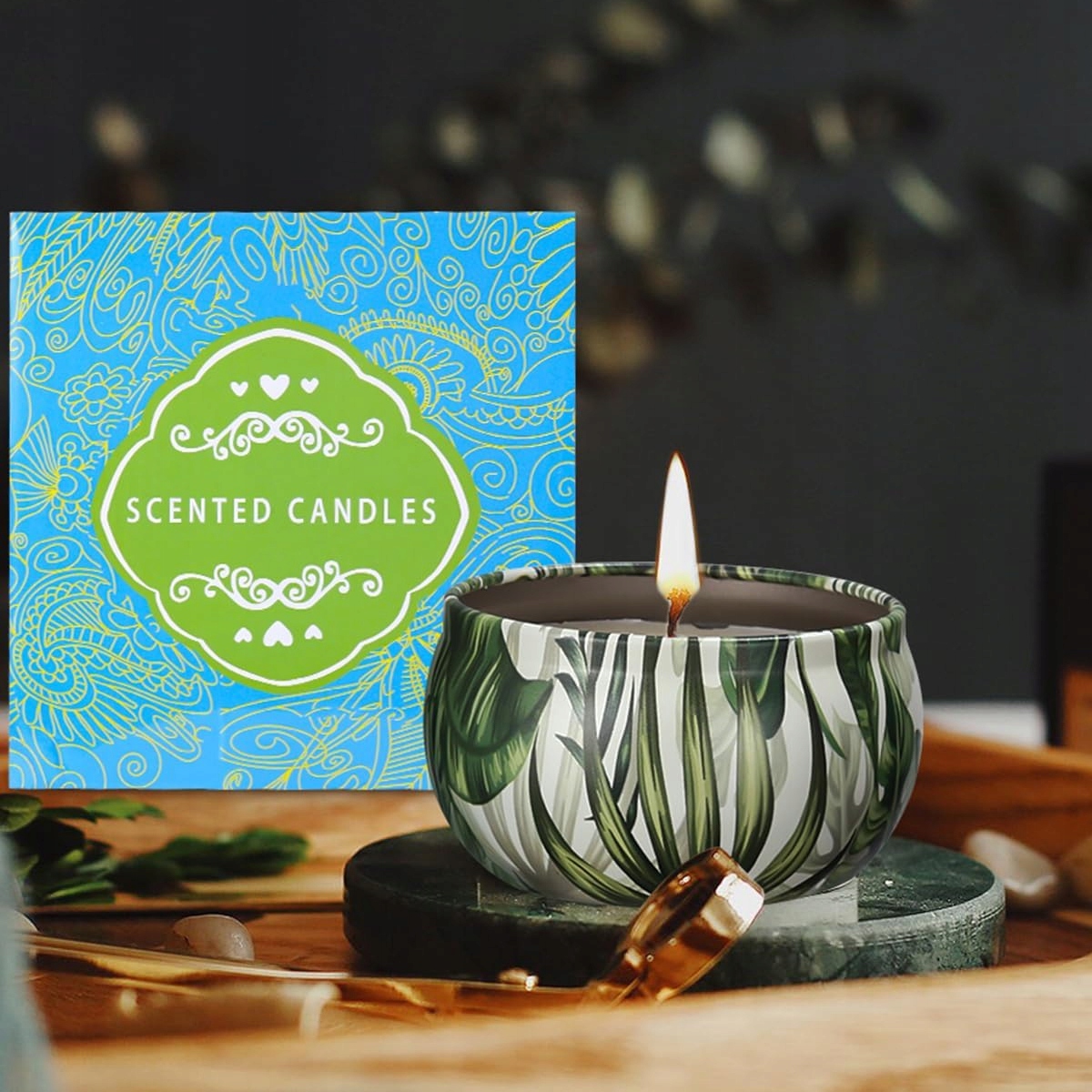 8 x ŚWIECE ZAPACHOWE ŚWIECZKI WOSK SOJOWY ZESTAW NA PREZENT Rodzaj zapachowa